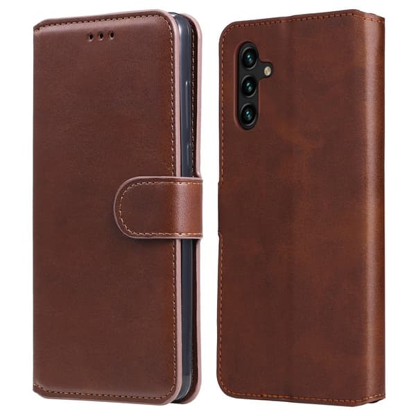 Samsung Galaxy A13 5G/ A04s 4G Classic Stand Flip cover - Brown