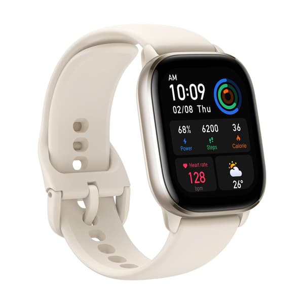 Used Amazfit GTS 4 Mini Amazfit A2176 Moon light white – Very good condition (A)