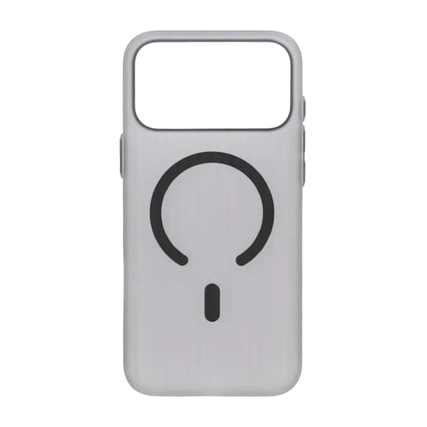 Corrugated Mobile Case for iPhone 17 Pro Max - Frosted Grey
