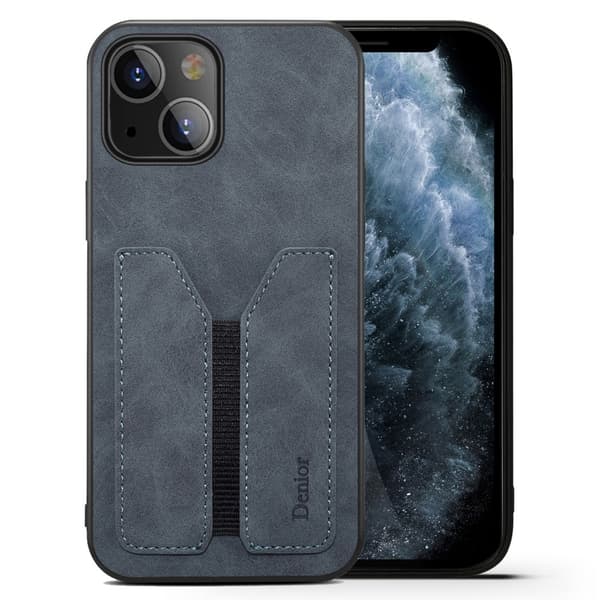 IPhone 13 mini case with card holder - Dark gray
