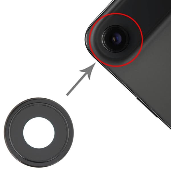 Camera Lens with Frame for iPhone Air - Black