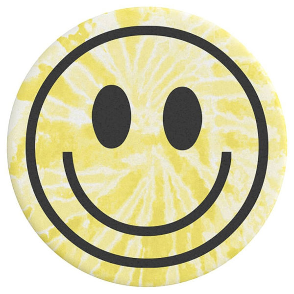 POP SOCKETS Grip with Stand Function - Tie Dye Smiley