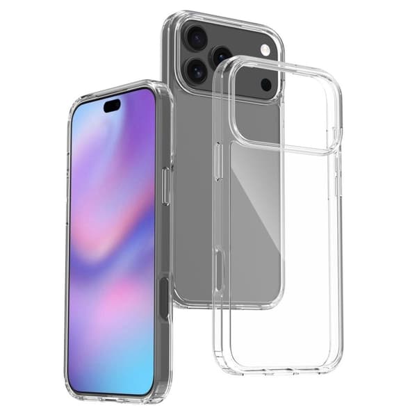 iPhone 18 Pro Max/17 Pro Max MagSafe Case with Acrylic Back - Transparent