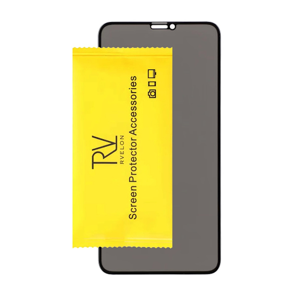 Screen protector iPhone 11 Pro Max and XS Max - Privacy 3D Tempered Glass - bulk