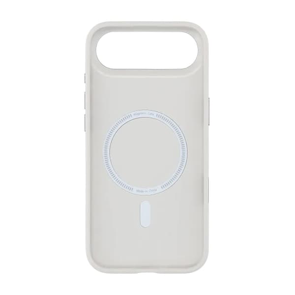 Mobile Case Faux Leather with Camera Protection for iPhone Air - White