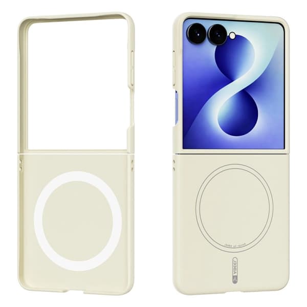 ABEEL Samsung Galaxy Z Flip8 MagSafe Case in Silicone - Beige