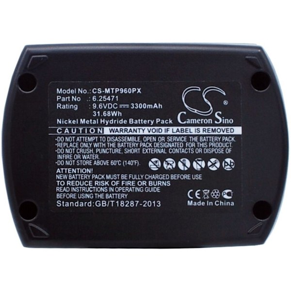 Battery for Metabo BS 9.6 etc