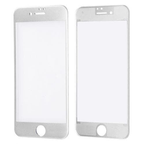 ENKAY 9H härdat glas, helskydd för iPhone 7/8/SE 2 (silver) Svart
