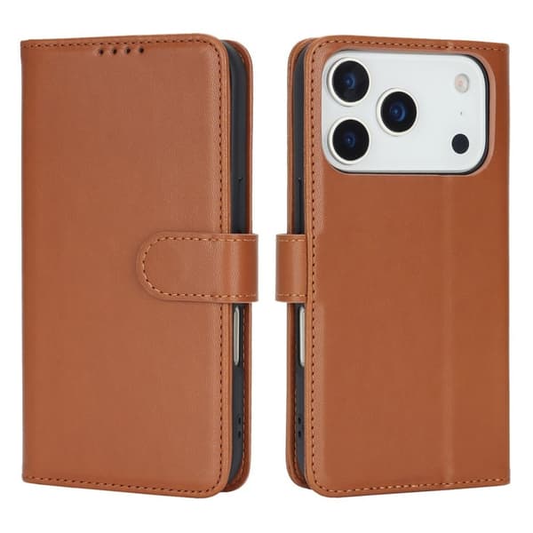 iPhone 18 Pro/17 Pro Wallet Cover - Brown