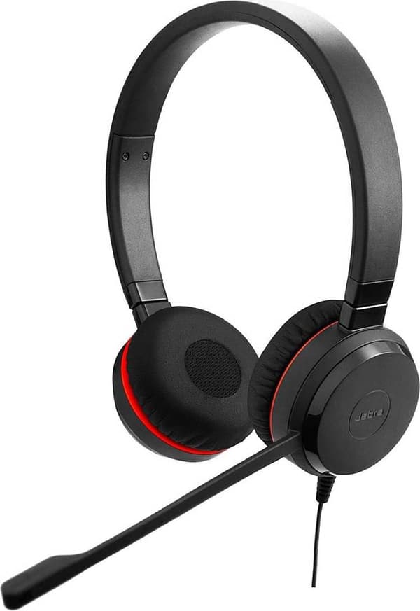 Original Jabra Evolve 30 II Stereo Over-ear Headset - Svart Svart