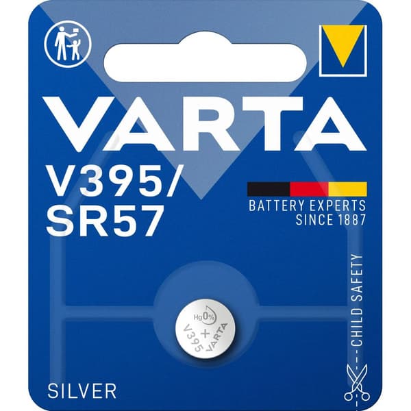 VARTA Silver Coin button cell battery V395/SR57
