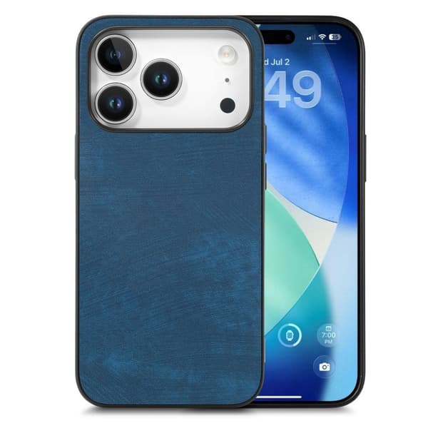 Case in PU-leather iPhone 18 Pro, iPhone 17 Pro - Blue