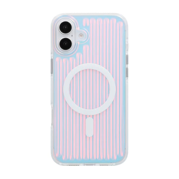 Model reflect color Magnetic Case For iPhone 16 Plus Red