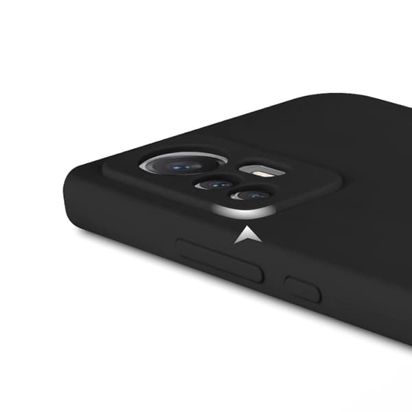 Xiaomi 12 Lite Silikonskal - Svart