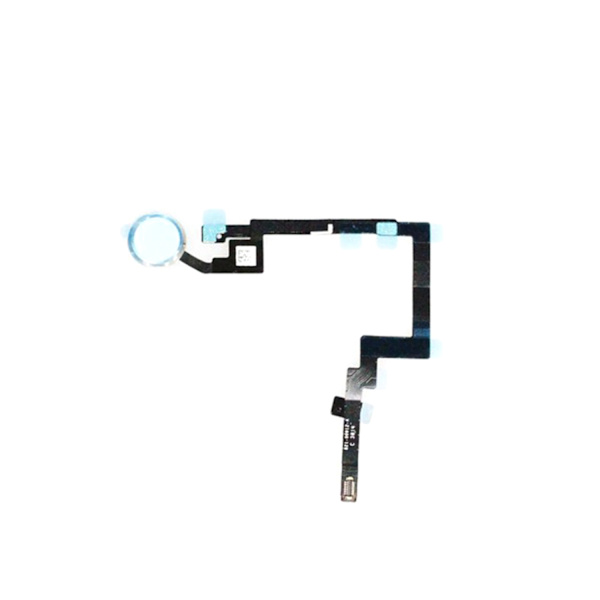 iPad Mini 3 Hemknapp Flexkabel - Vit