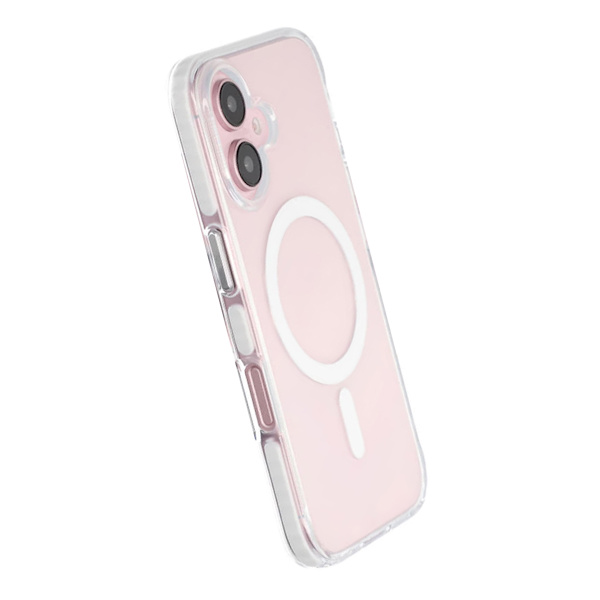iPhone 16 Mobile Case Magnet Double Protection - White