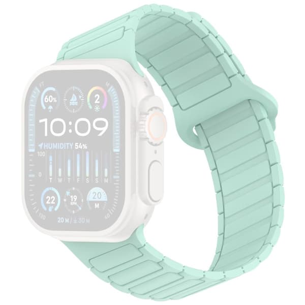 Apple Watch 42/41/40/38mm Silicone Watch Strap Magnetic Loop - Mint
