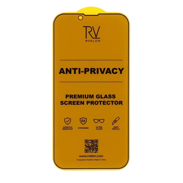 Screen Protector iPhone 13 Pro Max/14 Plus - FUll Cover Privacy Tempered Glass Rv packing no instlation frame