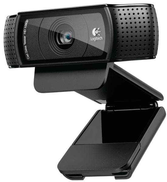 Original Logitech HD Pro Webcam C920 - Svart Svart