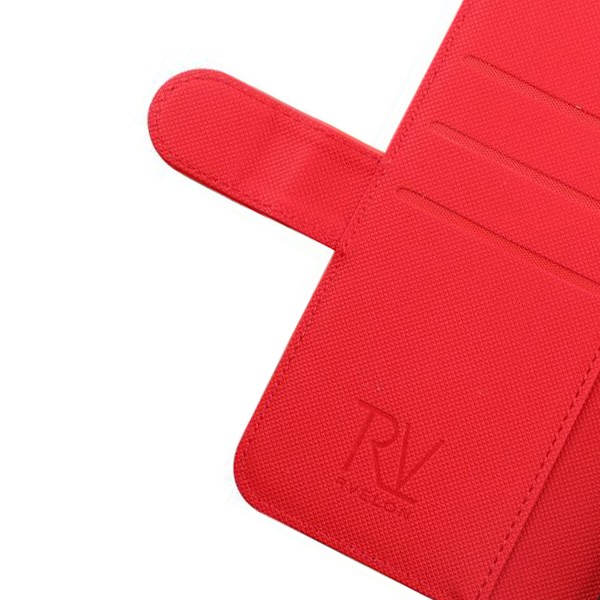 iPhone X/XS Plånboksfodral Magnet Rvelon - Röd