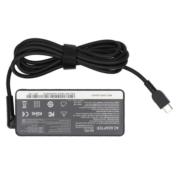Power Adapter Charger for Lenovo 65W USB-C