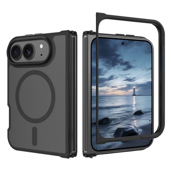 iPhone Duo MagSafe Case with TPU Frame & Acrylic Back - Black