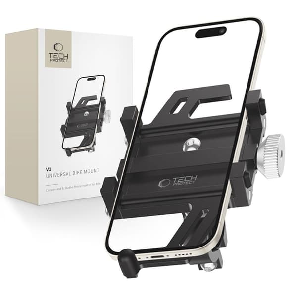 Tech-Protect V1 universal bike phone holder – black
