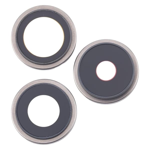 iPhone 16 Pro Max Camera lens cover, 3-pack - Silver