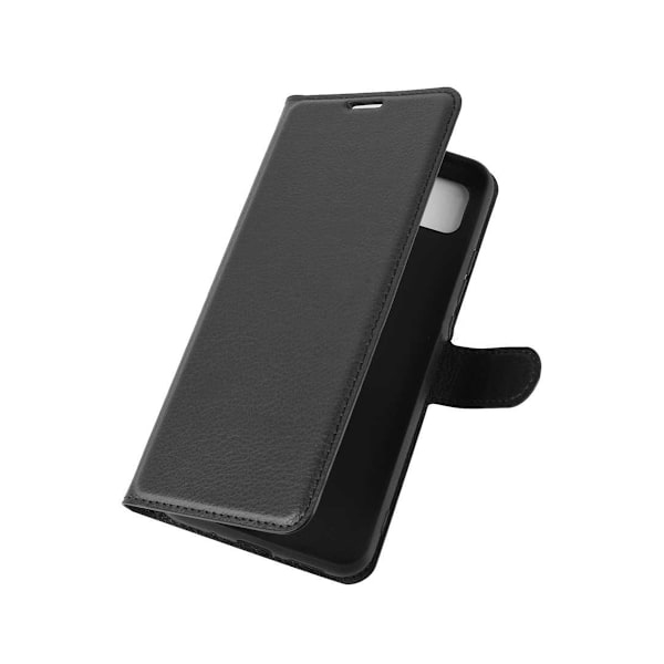 Xiaomi Redmi 9C Plånboksfodral med Stativ - Svart