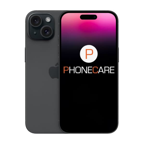 Begagnad iPhone 15 128GB Svart - Använt skick