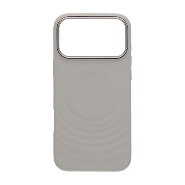 Mobile Case Silicone with Magsafe for iPhone 17 Pro Max - Light Gray