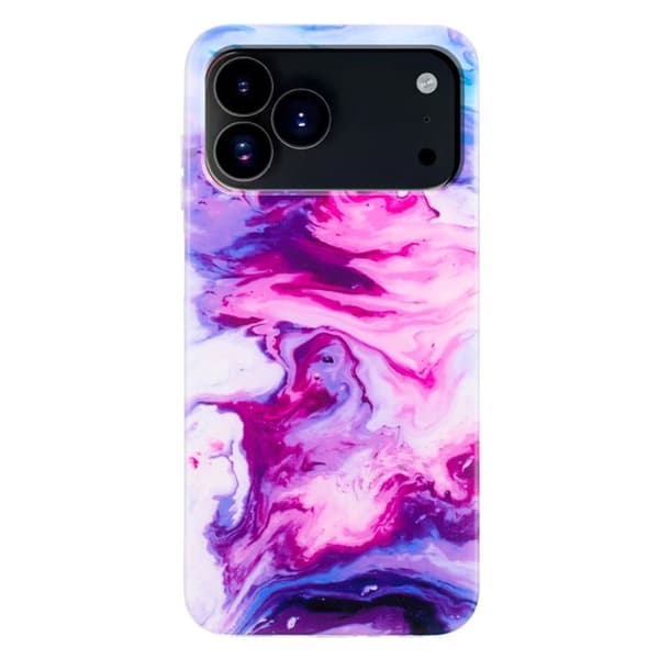 Case with Marble Pattern Print iPhone 18 Pro, iPhone 17 Pro - Pink