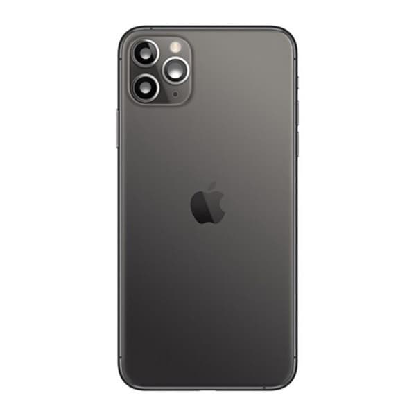 iPhone 11 Pro Komplett Baksida Med Alla Flex Kablar - Svart - Original