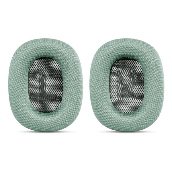 AirPods Max green mesh silicone earphone covers, one pair