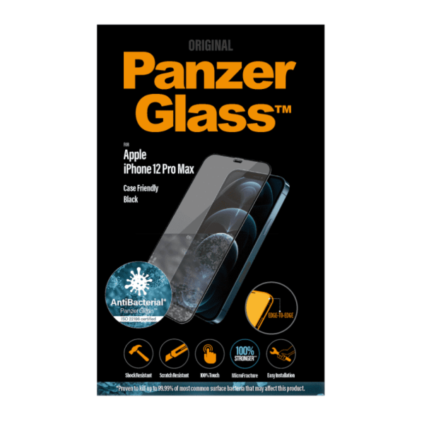 Panzerglass Skärmskydd i Härdat Glas för iPhone 12 Pro Max