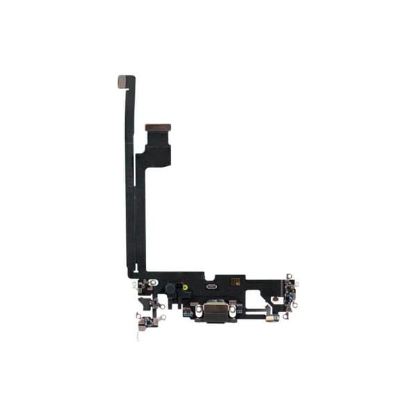 Original iPhone 12 Pro Max Laddkontakt Svart