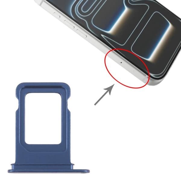 SIM card holder for iPhone 17 Pro - Deep blue
