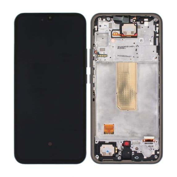Samsung Galaxy A34 Skärm med LCD Display med Ram Grafit - Original Svart