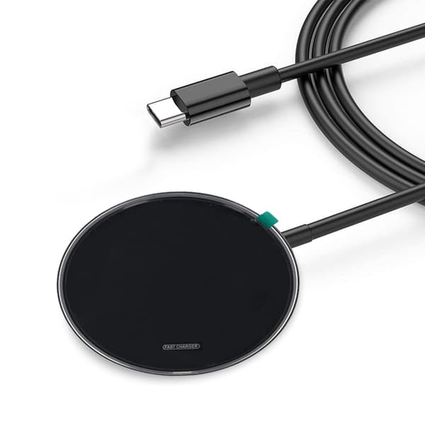 Wireless Charger 15W Aluminum - Black