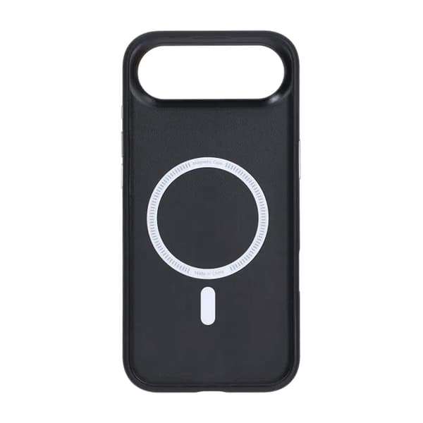 Mobile Case Faux Leather with Camera Protection for iPhone Air - Black