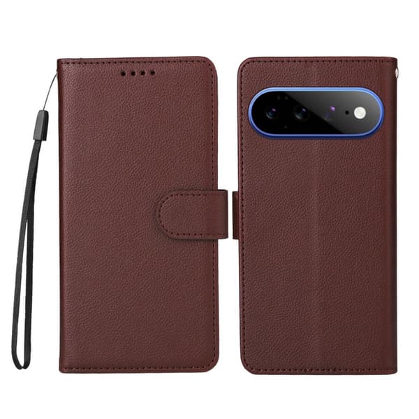 Google Pixel 11 Pro XL Wallet Cover RFID Blocking 3 Card Slots - Brown