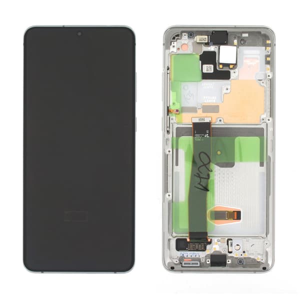 Samsung Galaxy S20 Ultra Skärm Display Original - Vit Svart