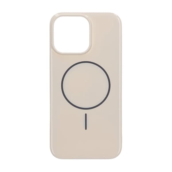 Glossy design Magnetic Case For iPhone 16 Pro Max White