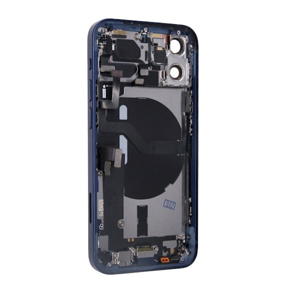 iPhone 12 Mini Baksida med Komplett Ram - Blå