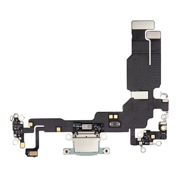 Charging connector with Flex cable for iPhone 15 Plus - Green