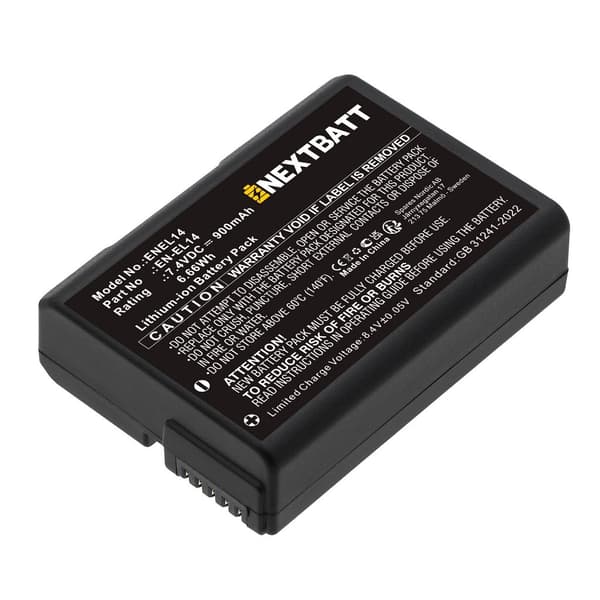 Battery for Nikon EN-EL14 etc