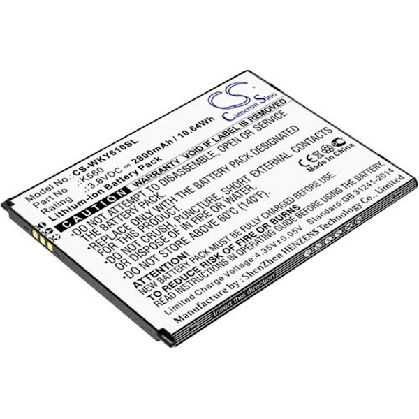Battery for Wiko Y61 etc