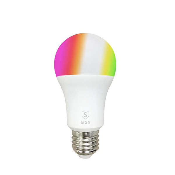 SiGN Smart Home Dimbar RGB LED-lampa A60 9W E27
