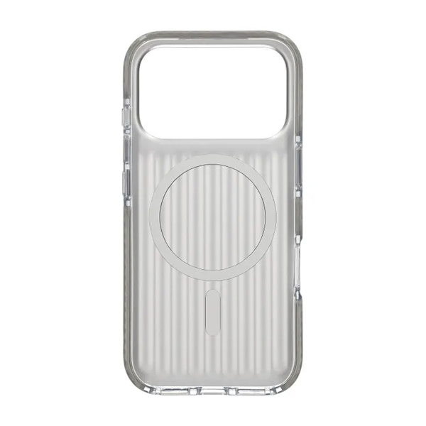 Mobile Case Corrugated Magsafe for iPhone 17 Pro - Silver