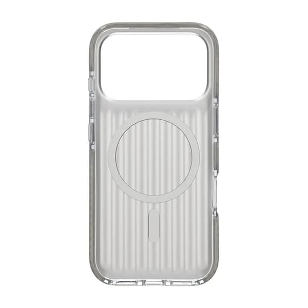 Mobilskal Korrugerad Magsafe för iPhone 17 Pro - Silver